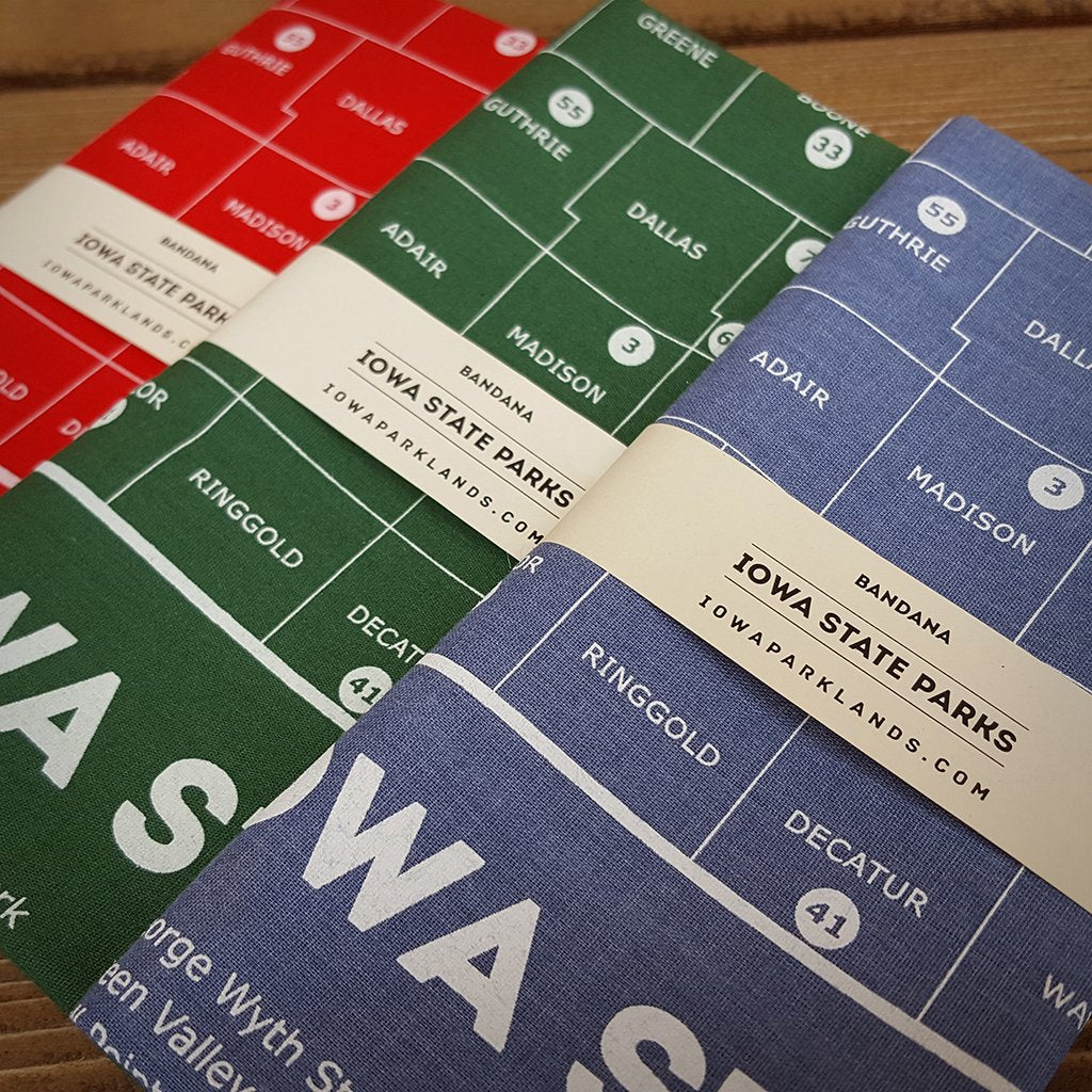 State Park Bandanas Iowa Parklands