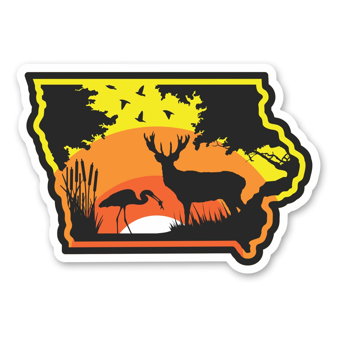 State Flora and Fauna Sticker