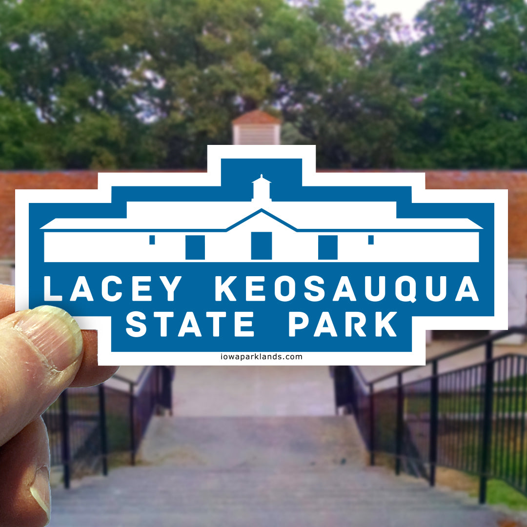 Lacey Keosauqua State Park Sticker Iowa Parklands