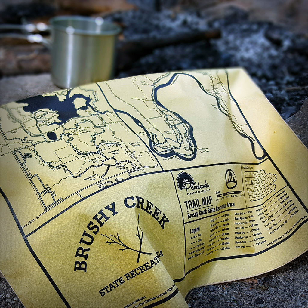Brushy Creek State Recreation Area Trail Map Bandanna