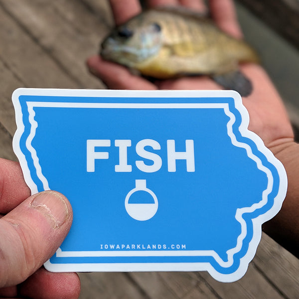 Iowa State Fish Sticker