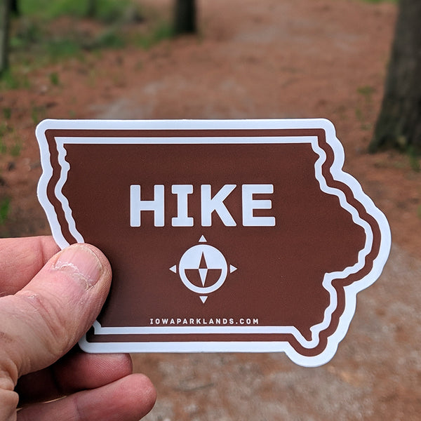 Iowa State Hike Sticker