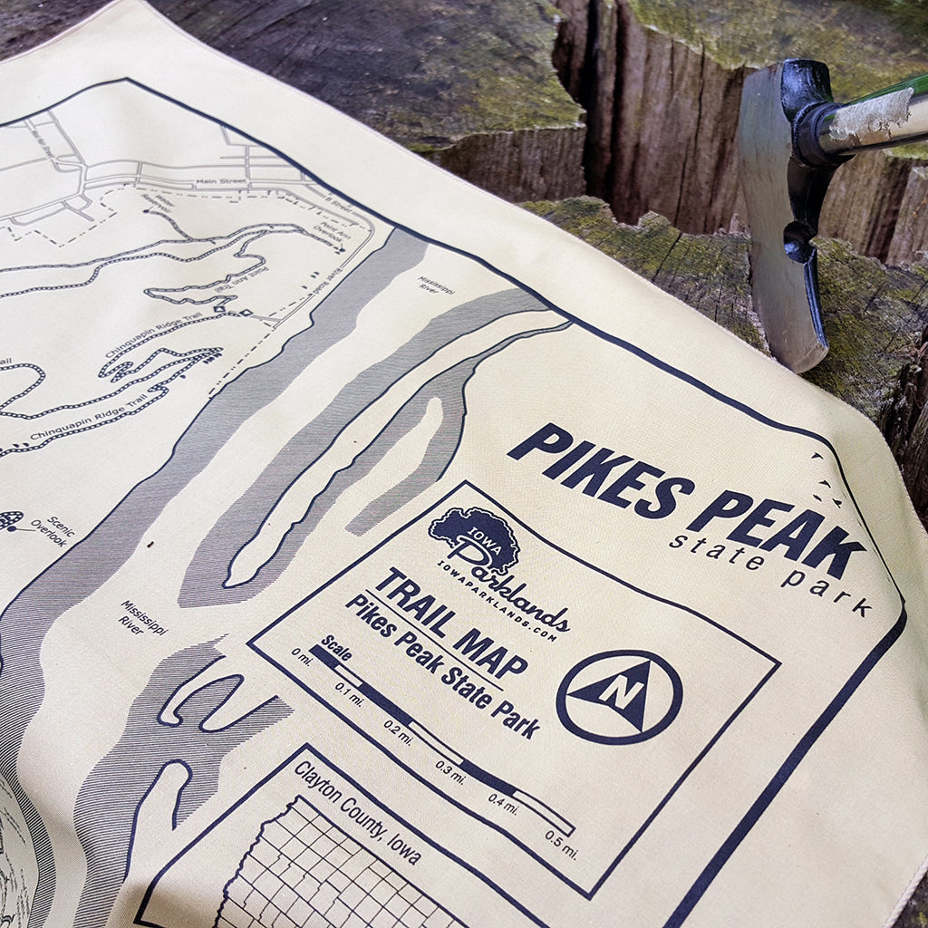 Pikes Peak State Park Trail Map Bandanna