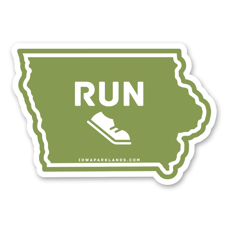 Iowa State Run Sticker