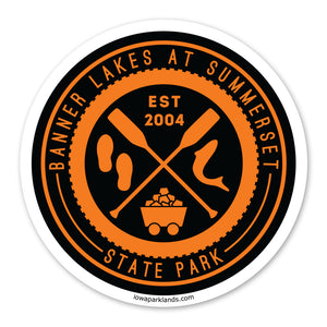 Banner Lakes at Summerset State Park Sticker