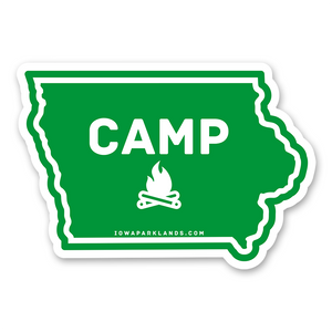 Iowa State Camp Sticker