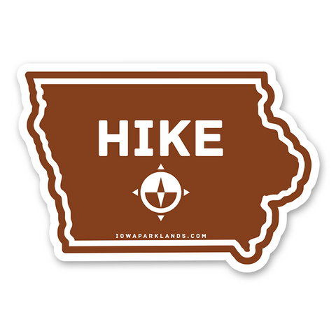 Iowa State Hike Sticker