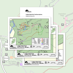 Ledges State Park Trail Map Printable Download