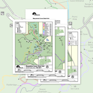 Maquoketa Caves State Park Trail Map Printable Download