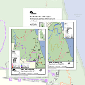 Pikes Peak State Park Trail Map Printable Download