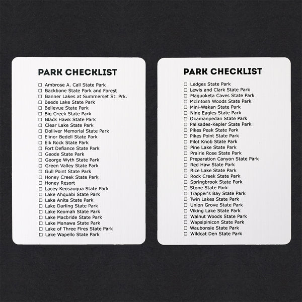 Iowa State Park Playing Cards