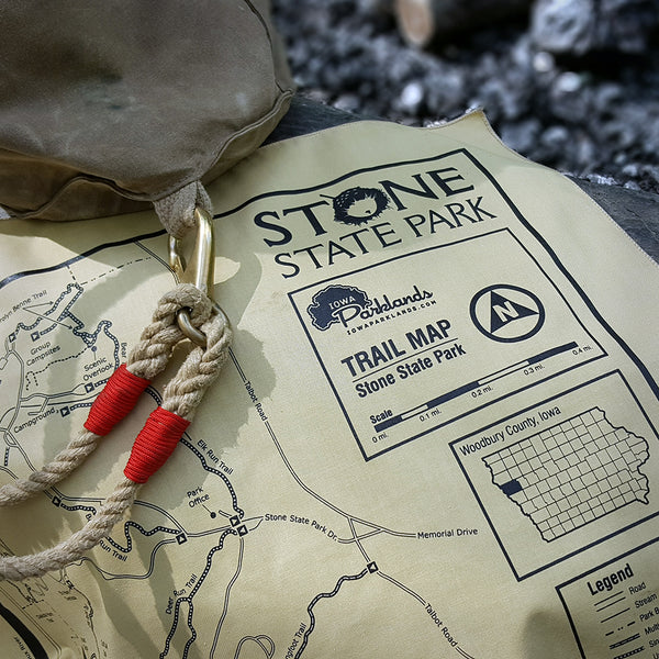 Stone State Park Trail Map Bandanna