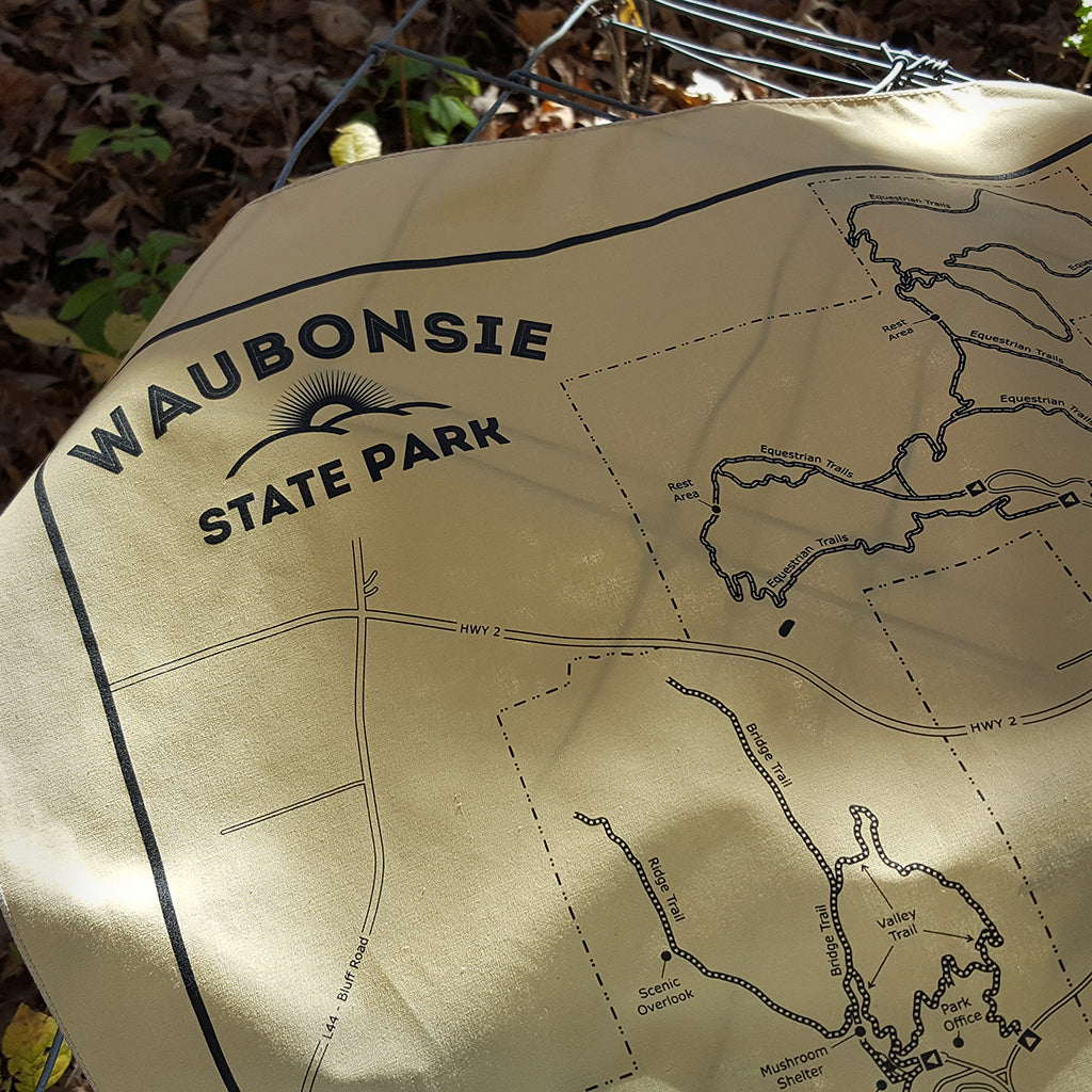 Waubonsie State Park Trail Map Bandanna