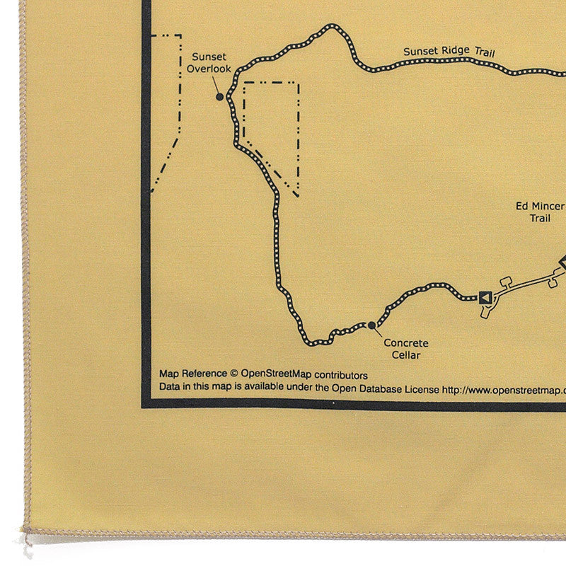 Waubonsie State Park Trail Map Bandanna