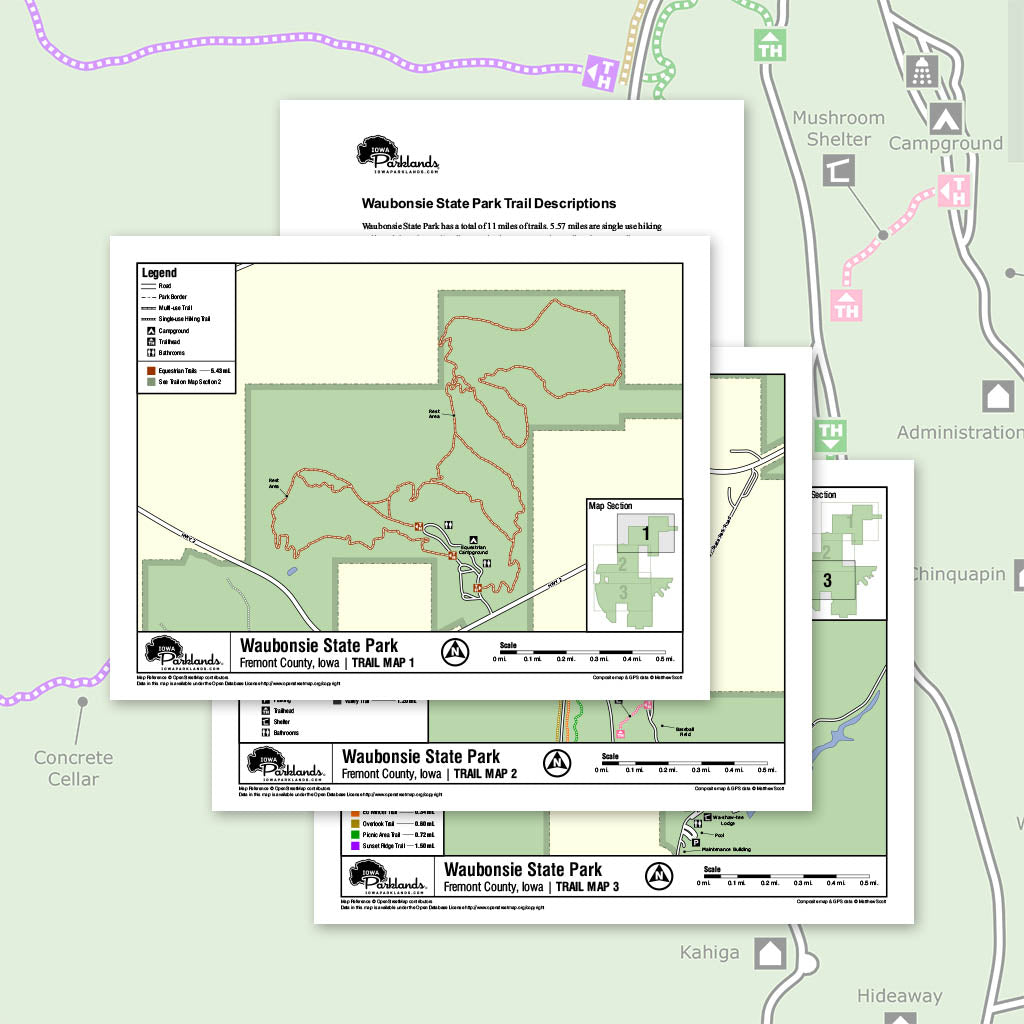 Waubonsie State Park Trail Map Printable Download