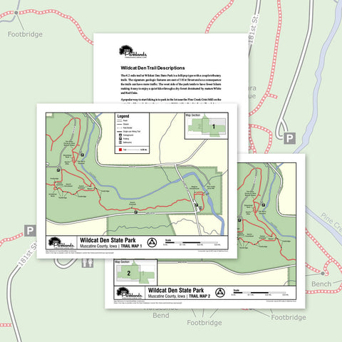 Wildcat Den State Park Trail Map Printable Download